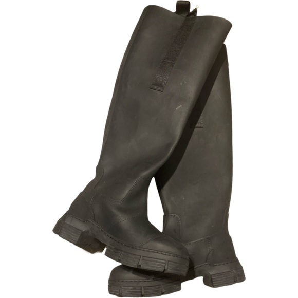 GANNI knee high rubber boots Size 35 - Picture 5 of 14